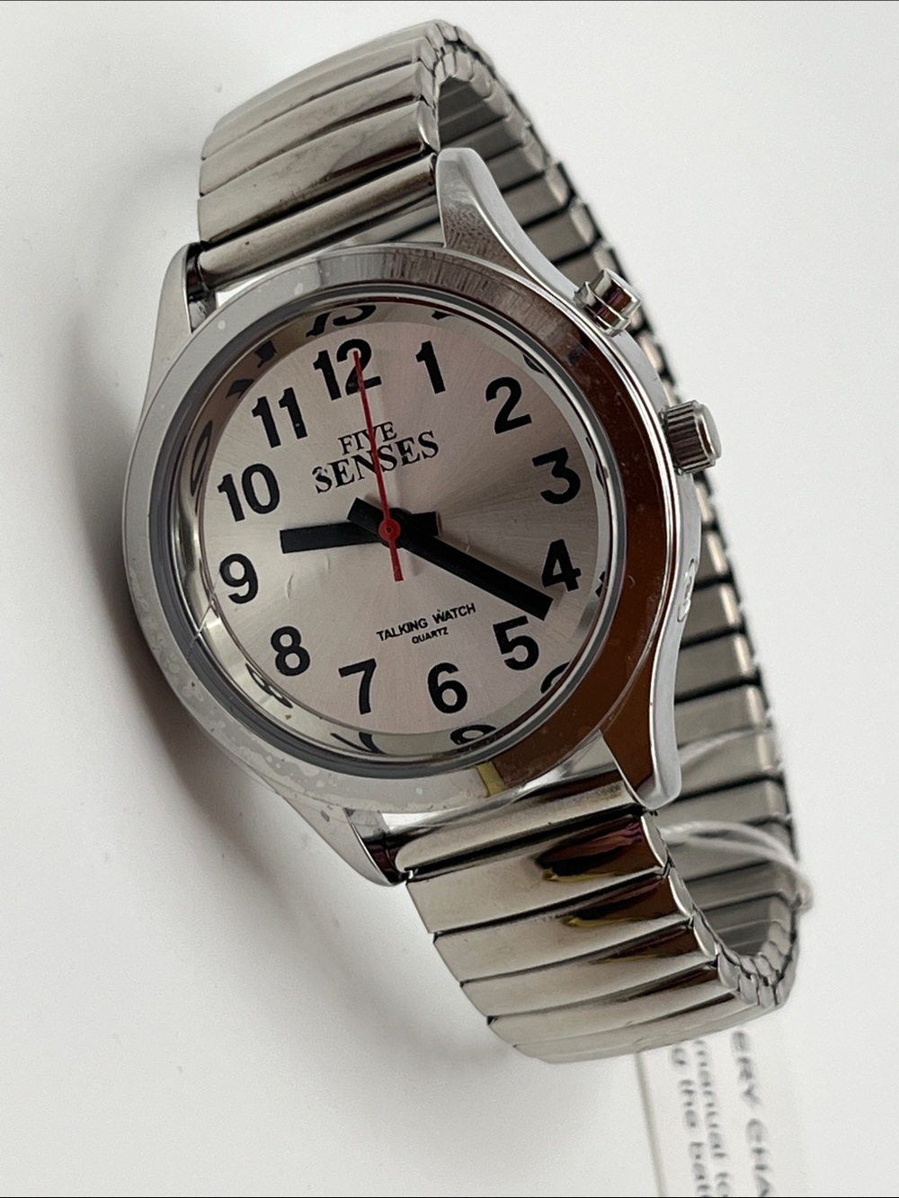 Five Senses Silver-Tone Talking Watch